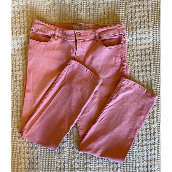 Chico’s Platinum Denim Salmon Colored Chico Size 2- large Size 12 Casual Jeans - Picture 5 of 8